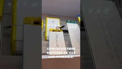 Les batteries au lithium polymère sont disponibles dans toutes les tailles