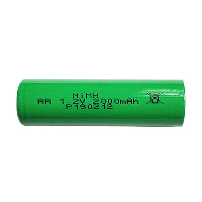 acheter 1.2v 2000mah Aa batterie rechargeable au nickel NiMH batterie au lithium fabrication en ligne
