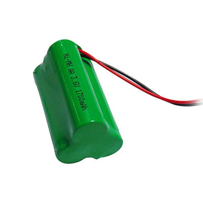 acheter 3.6v 1700mah batterie rechargeable au nickel NiMH rechargeable AA fabrication en ligne