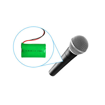 acheter 1700 MAH 2,4 V batterie rechargeable au nickel cadmium batterie de microphone online manufacture