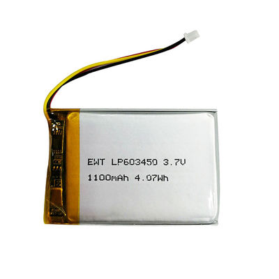acheter Batterie polymère au lithium noir rechargeable 3.7v 1100mah Lipo online manufacture