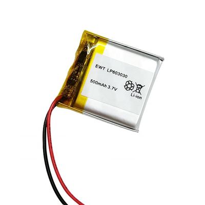 acheter Batterie polymère Li-ion personnalisée 600mAh 3,7V 500mah Batterie rechargeable online manufacture