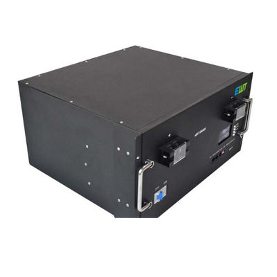 acheter 48V 100AH batterie au lithium fer phosphate en noir pour alimentation UPS personnalisée online manufacture
