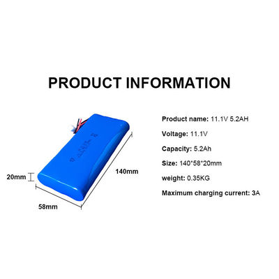 acheter BMS batterie lithium-ion cylindrique 5.2ah alimentation électrique batterie au lithium online manufacture