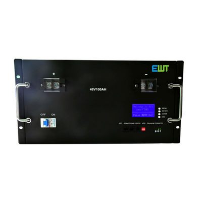 acheter Stockage d'énergie solaire noire Lifepo4 Batterie 48V 100Ah Montée sur le mur fabrication en ligne