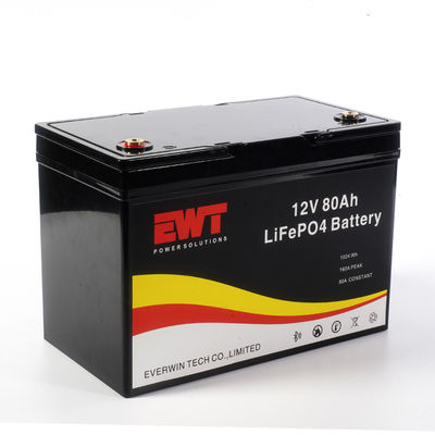 acheter Stockage commercial 12V LiFePO4 batterie au lithium-ion 12.8V 80Ah batterie au lithium-fer-phosphate avec PCB online manufacture