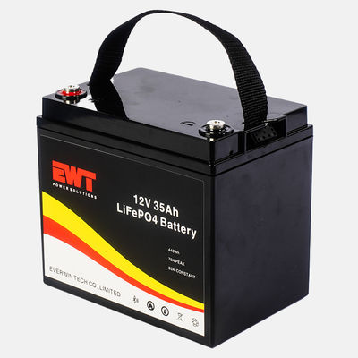acheter Système d'énergie solaire 12V 35Ah batterie au lithium fer phosphate 12,8V LiFePO4 LFP batterie au lithium avec BMS online manufacture