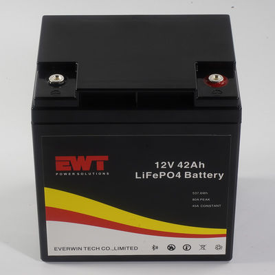 acheter Batterie au lithium-fer-phosphate légère de 4,5 kg 12V 42Ah pour vos besoins industriels online manufacture