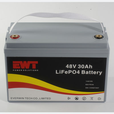acheter OEM batterie au lithium-fer phosphate de couleur blanche de 48 volts batterie à 4 litres de lithium-ion 48v 30ah online manufacture