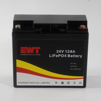 acheter Cycle profond 24V 12Ah Lifepo4 batterie au lithium compacte pour outils électriques online manufacture