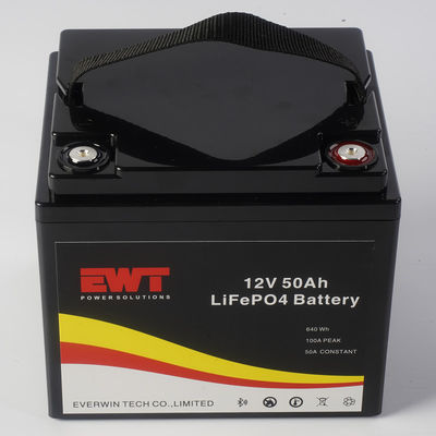 acheter Module de batterie au lithium fer phosphate 12V 50Ah LiFePO4 en boîtier ABS pour applications industrielles fabrication en ligne