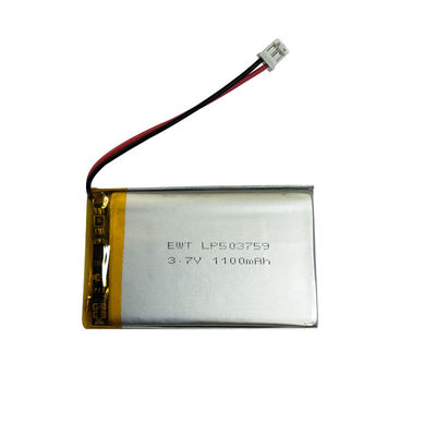 acheter Batterie rechargeable au lithium polymère argent LP503759 3.7V 1100mAh pour des performances durables online manufacture