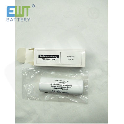 acheter Capacité nominale 800 mAh Nickel Cadmium Chimique de remplacement Welch Allyn batterie NICD pour équipement médical online manufacture