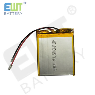 acheter Batterie au lithium polymère de couleur argentée avec protection contre le court-circuit LP404077 3.7V 1250mAh fabrication en ligne