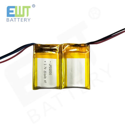 acheter 4.2V Voltage de recharge de coupure et batterie Li-Poly avec cellules de poche LP502030 3.7V 250mAh online manufacture