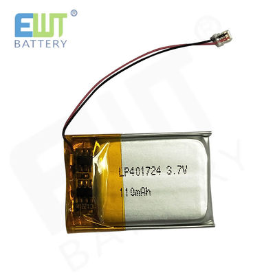 acheter Batterie polymère au lithium-ion argent LP401724 3,7V 110mAh pour des performances fiables et supérieures online manufacture