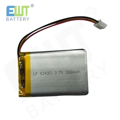 acheter LP824262 3,7V 2600mAh Puissance LiPo Pack de haute capacité pour appareil LED fabrication en ligne