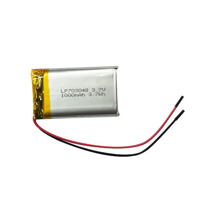 acheter LP703048 3,7V 1000mAh batterie rechargeable au lithium polymère fabrication en ligne