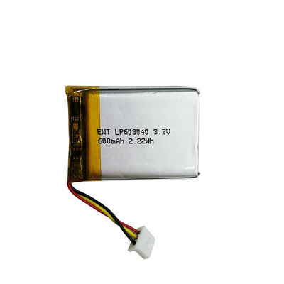 acheter JST/Type de connecteur personnalisé NO pour batterie au lithium-polymère LP603040 fabrication en ligne
