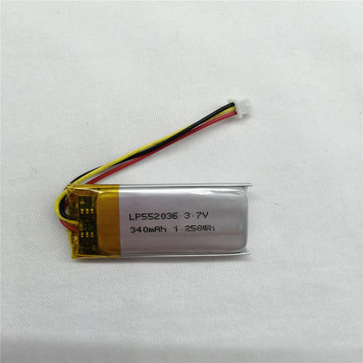 acheter Batterie au lithium polymère puissante et durable LP552036 3,7V 340mAh fabrication en ligne
