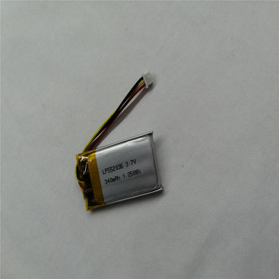 acheter Batterie rechargeable au lithium polymère LP552036 3,7V 340mAh pour une alimentation de secours d'urgence fabrication en ligne