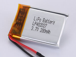 acheter Batterie rechargeable au lithium polymère à haute densité d'énergie LP402027 3,7V 200MAH 12 mois de garantie fabrication en ligne