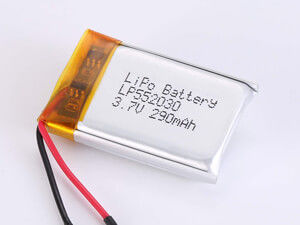 acheter 500 cycles Durée de vie Prismatique LP552030 3,7V 290MAH Batterie au lithium polymère pour drones -10C -65C fabrication en ligne