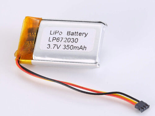 acheter 3.7V 350MAH 500-1000 cycles Batterie au lithium polymère -20 à 60 degrés Celsius Température de décharge fabrication en ligne