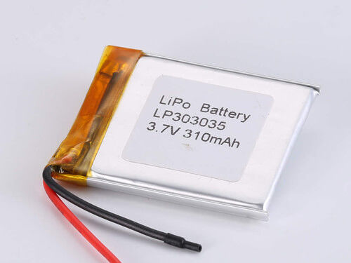 acheter 3.7V Voltage de charge LP303035 310MAH JST Connecteur de décharge Batterie rechargeable au lithium polymère pour les applications fabrication en ligne