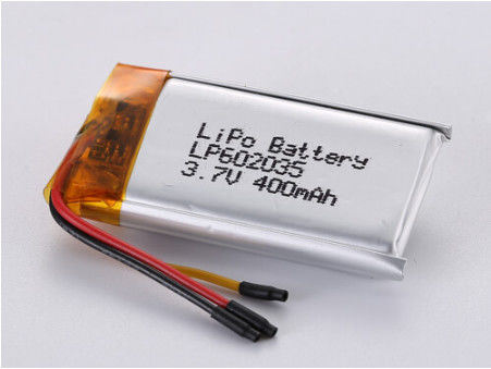 acheter LP602035 3,7V 400MAH Batterie Li-po à basse température Oxydes de lithium et de cobalt Foil d'argent Transparent échantillon Pvc online manufacture