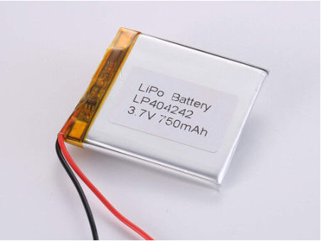 acheter LP404242 3.7V 750MAH ROHS Certified Lithium Polymer Battery -20°C To 60°C for Your B2B Requirements online manufacture