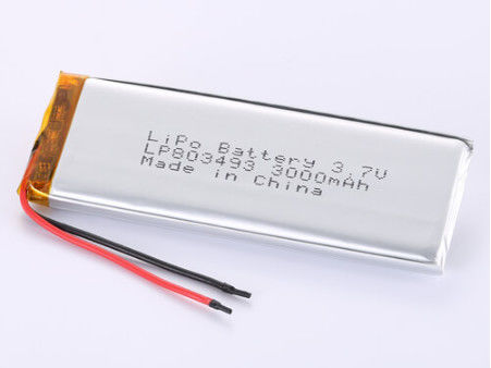 acheter LP803493 3,7V 3000MAH Batterie au lithium-ion Fabricants JST/Type de connecteur personnalisé pour des performances durables fabrication en ligne