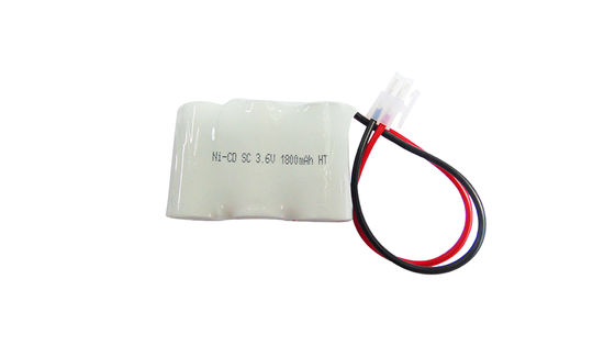 acheter NI-CD 3.6V 1800MAH ABS Casse Batterie au nickel au cadmium rechargeable et bouton haut terminal pour une alimentation durable fabrication en ligne