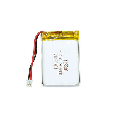 Batterie au lithium polymère personnalisée 3.7v 300mah LiPo 402530