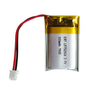 752030 Mini batterie Lipo de 3,7 v 300 mAh