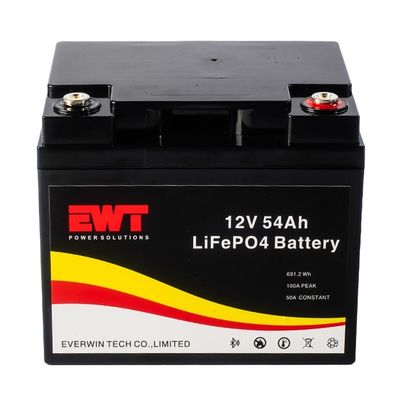 Lithium fer phosphate Pack 12V 54AH IFP32700 batterie rechargeable