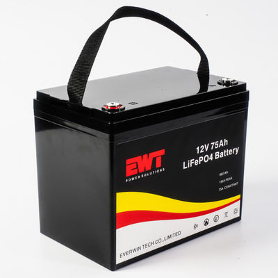 Batterie au lithium fer-phosphate de remplacement de 12V 12.8V 75Ah