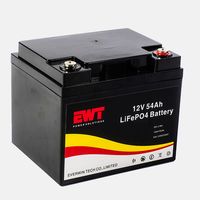 LiFePO4 batterie au lithium 12,8 V 54 Ah batterie au lithium fer phosphate