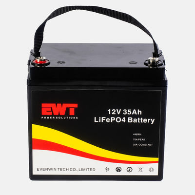 12.8V remplacement batterie au lithium LiFePO4 Systèmes électriques 12V 35Ah batterie au lithium fer phosphate