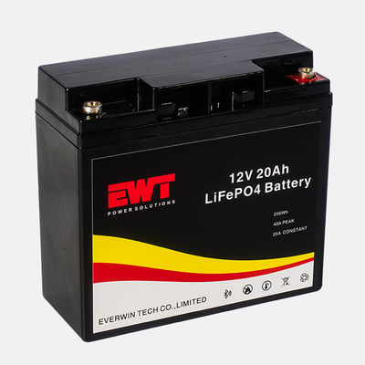 12.8V 20Ah batterie au lithium fer phosphate IFR26650 rechargeable LiFePO4