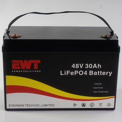 Batterie de stockage d'énergie Lifepo4 de haute sécurité 48V 30Ah pour le plomb