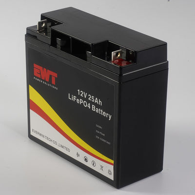 Batterie Li-Ion à cycle profond 12V 25Ah Lifepo4 pour outils électriques