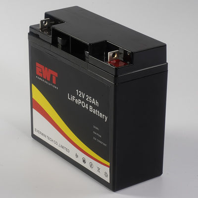 Lifepo4 batterie 12V 25Ah batterie au lithium fer phosphate avec Smart BMS
