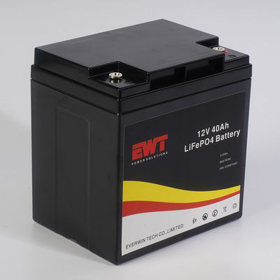 12V 40Ah 32700 LiFePo4 batterie au lithium avec faible taux d'auto-décharge