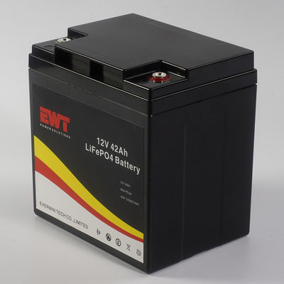 14.6V 12V 42Ah batterie au lithium fer phosphate avec courant de décharge BMS fourni