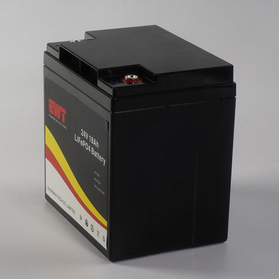 Batterie UPS portable haute capacité 24V IFR32700 18Ah Lifepo4 Batterie avec charge rapide