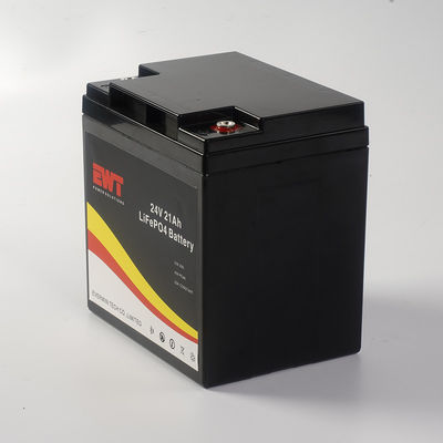 Batterie à décharge rapide LiFePO4 24V 21Ah pour le système solaire/éclairage de rue/télécommunications 20A