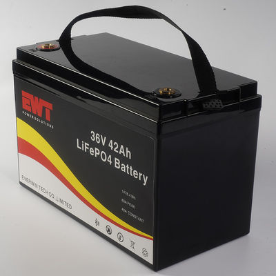 Batterie LiFePO4 24V 60Ah avec puissance de sortie de 640Wh et temps de charge rapide BMS de 4-6 heures