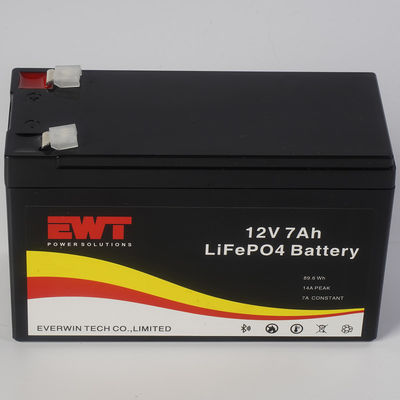 Longue durée de vie 12V 7AH VRLA Lifepo4 à cycle profond batterie au lithium fer phosphate