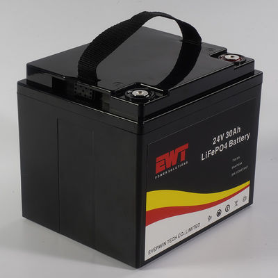 Batterie LiFePO4 24V Cellule LFP -20°C à 45°C Courant de décharge continu maximal 30A Performance à haute température 640Wh